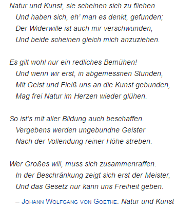 Gedicht beispiel interpretation Beispiel zur